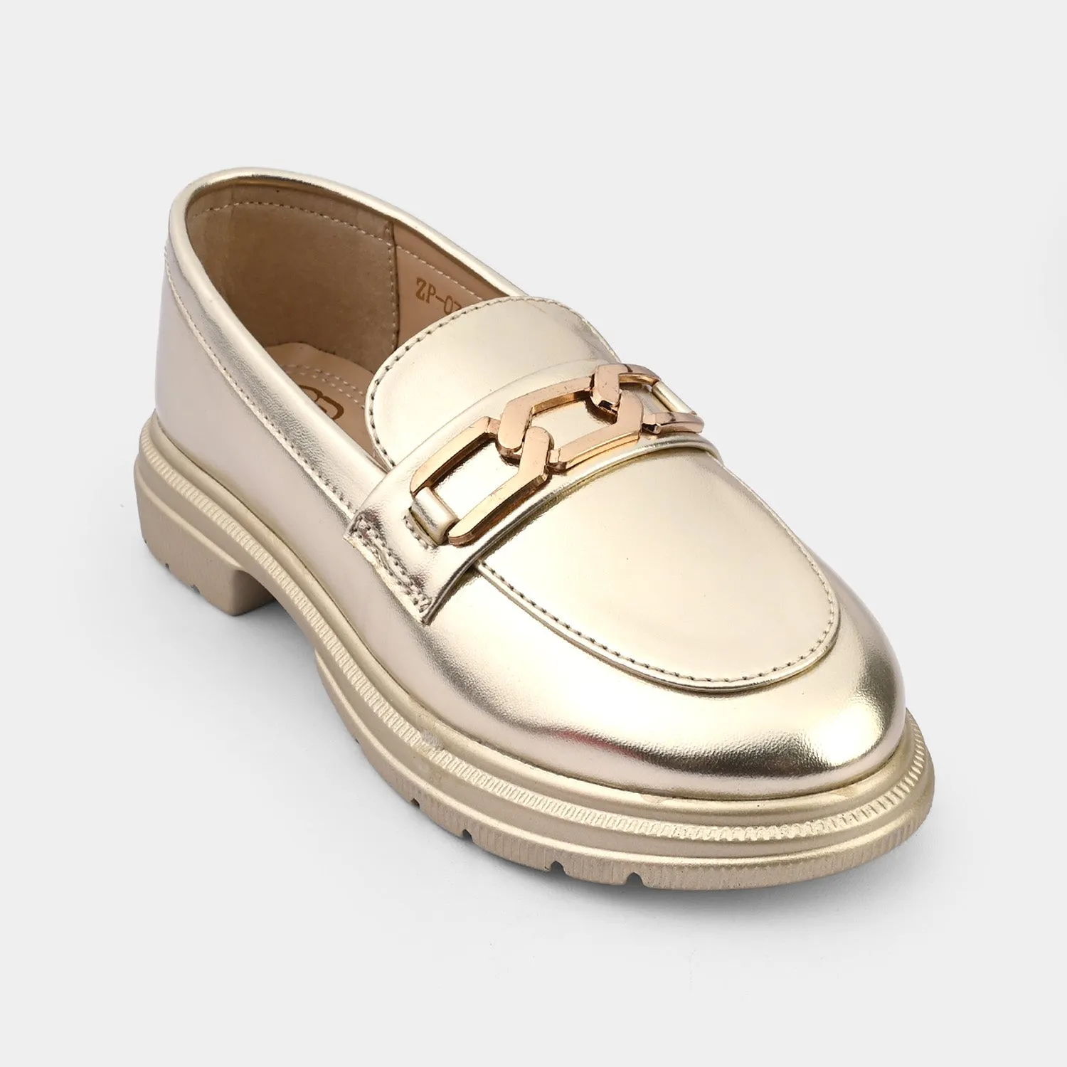 Girls Loafer ZP-071-GOLDEN Size 16 Loafers