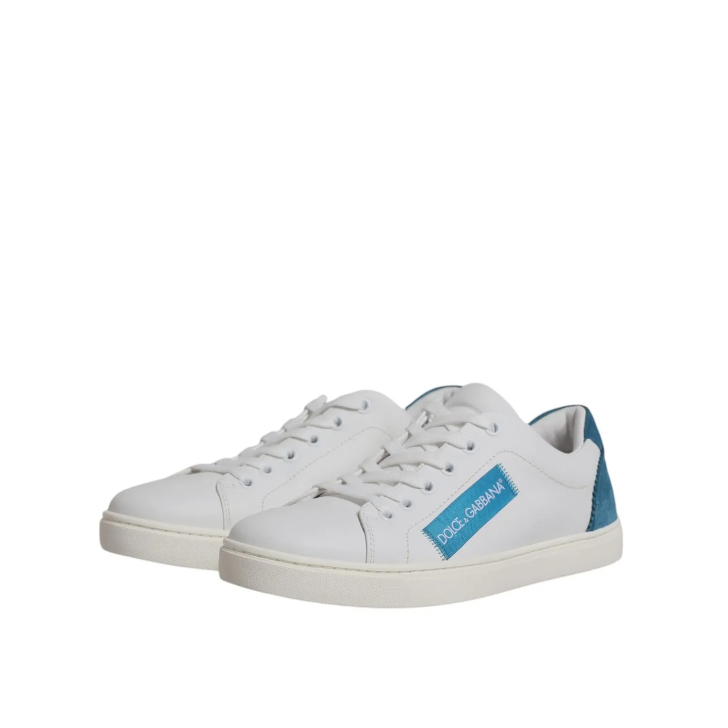 Owens Sneakers Dolce & Gabbana White London Calf Leather Sneakers Shoes