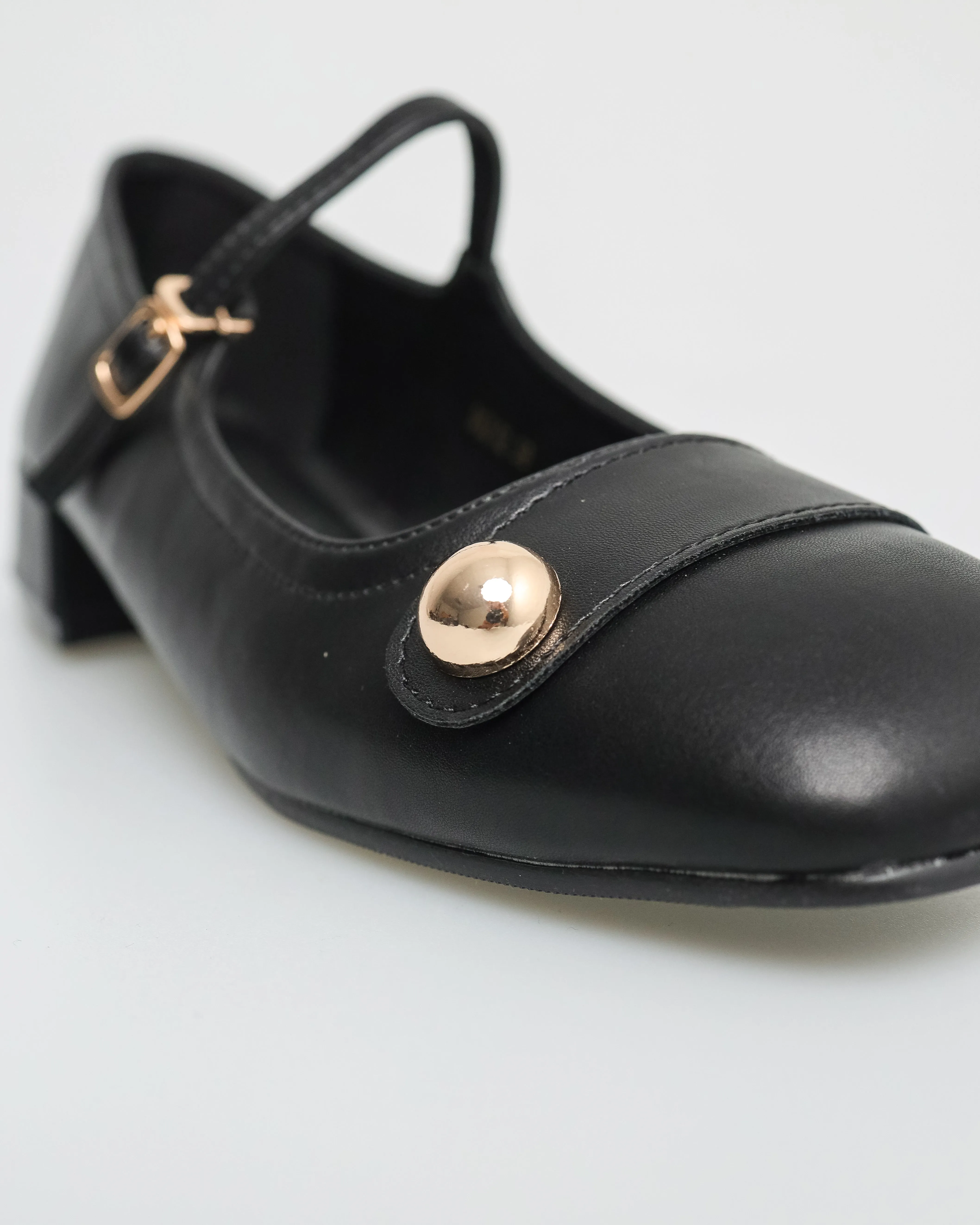 Tomaz NN212 Ladies Button Mary Janes Low Heels Justin Casual Shoes