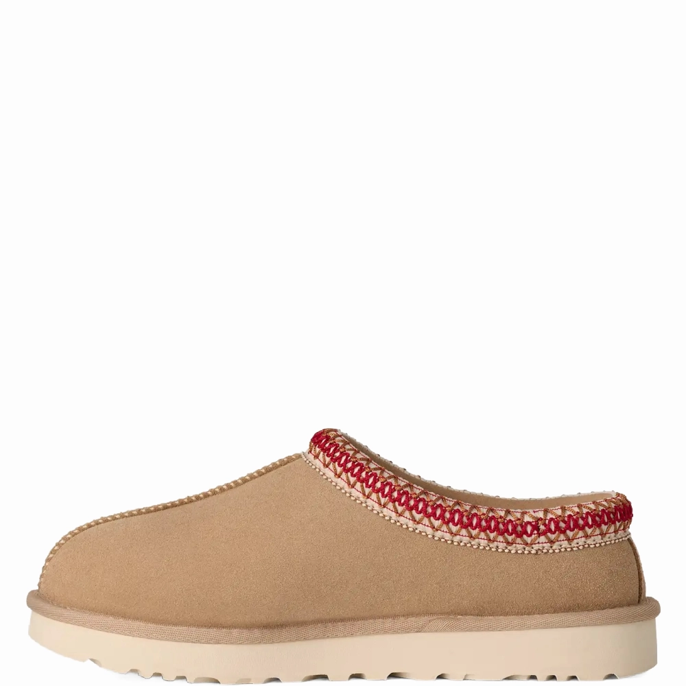 Warm Slippers Shoes TASMAN II SAND/DARK CHERRY