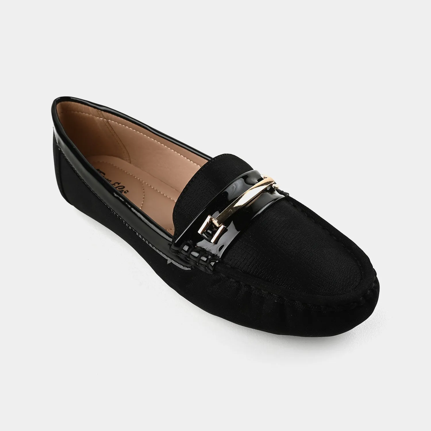 Discount Loafers Teens Girls Loafers OS-07-BLACK