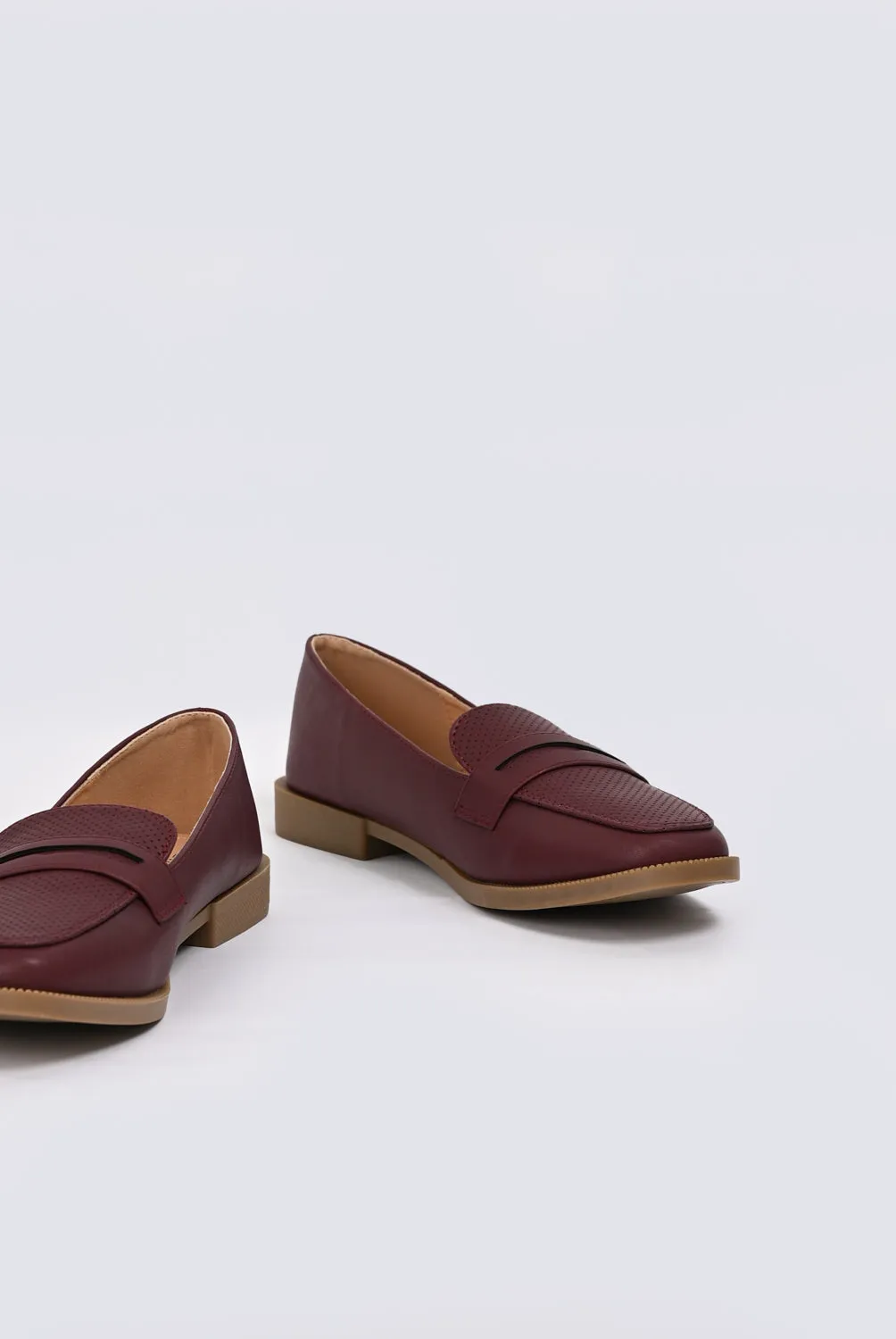 TEXTURED LOAFERS 90s Penny Loafers