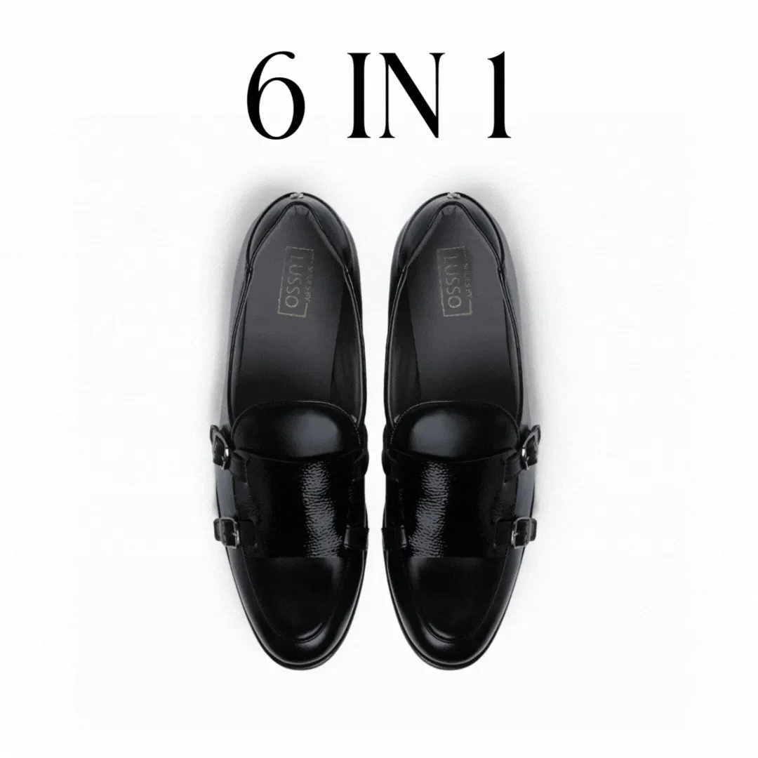 The 6-IN-1 | Croft Double Monk Light Loafers