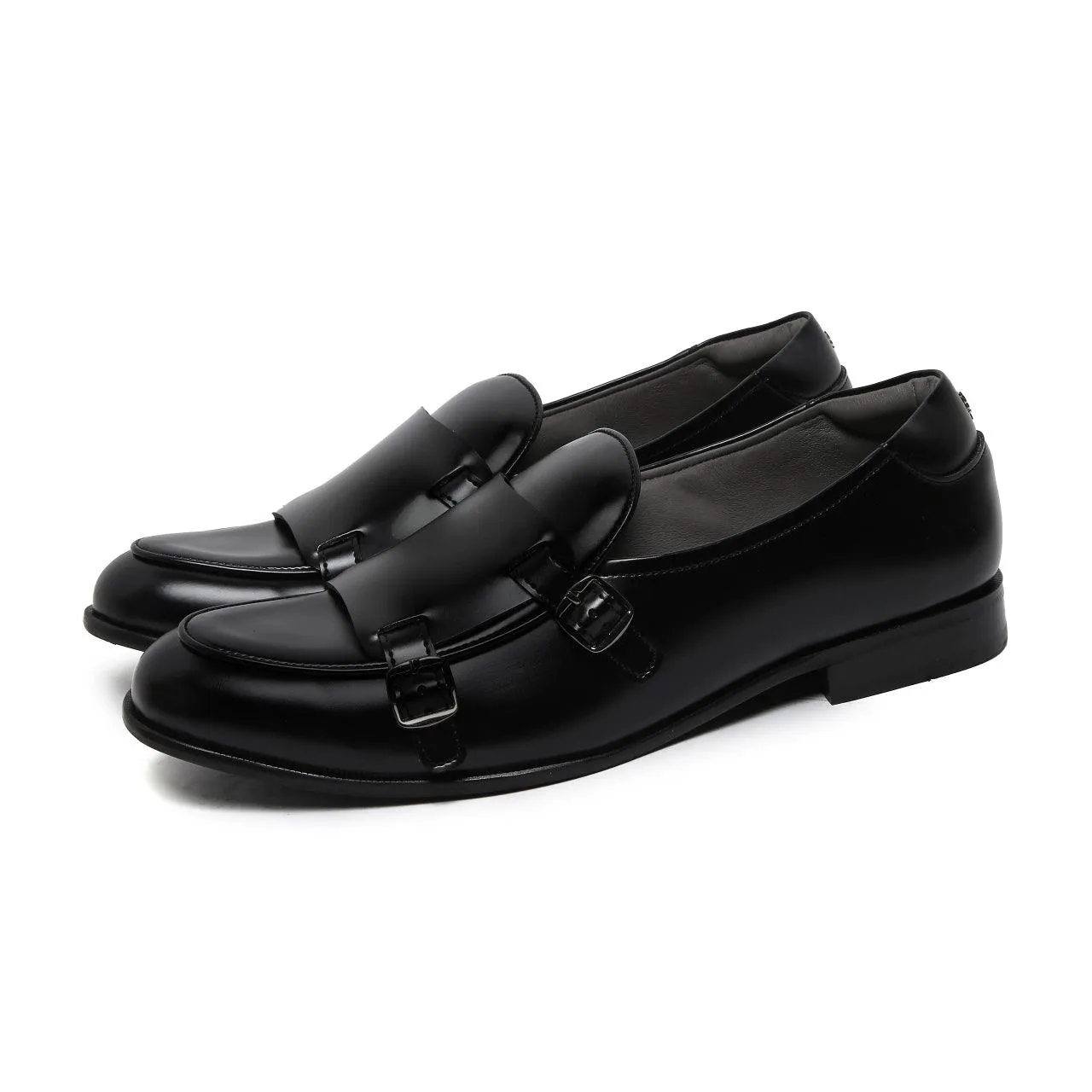 The 6-IN-1 | Croft Double Monk Chunky Loafers With Skirt