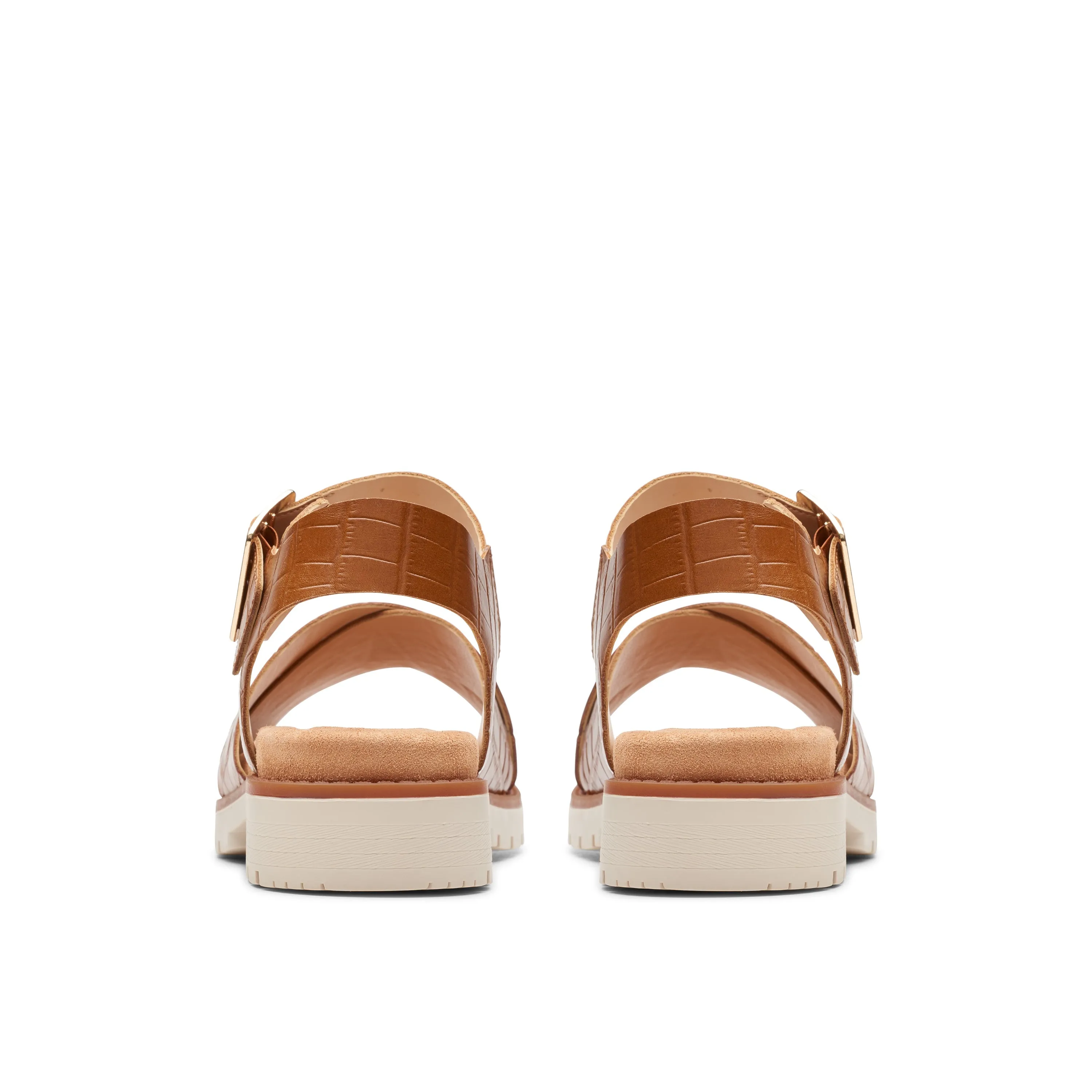 CLARKS | CASUAL SANDALS | WOMEN | ORINOCO CROSS TAN INTEREST | BROWN Older Casual Shoes