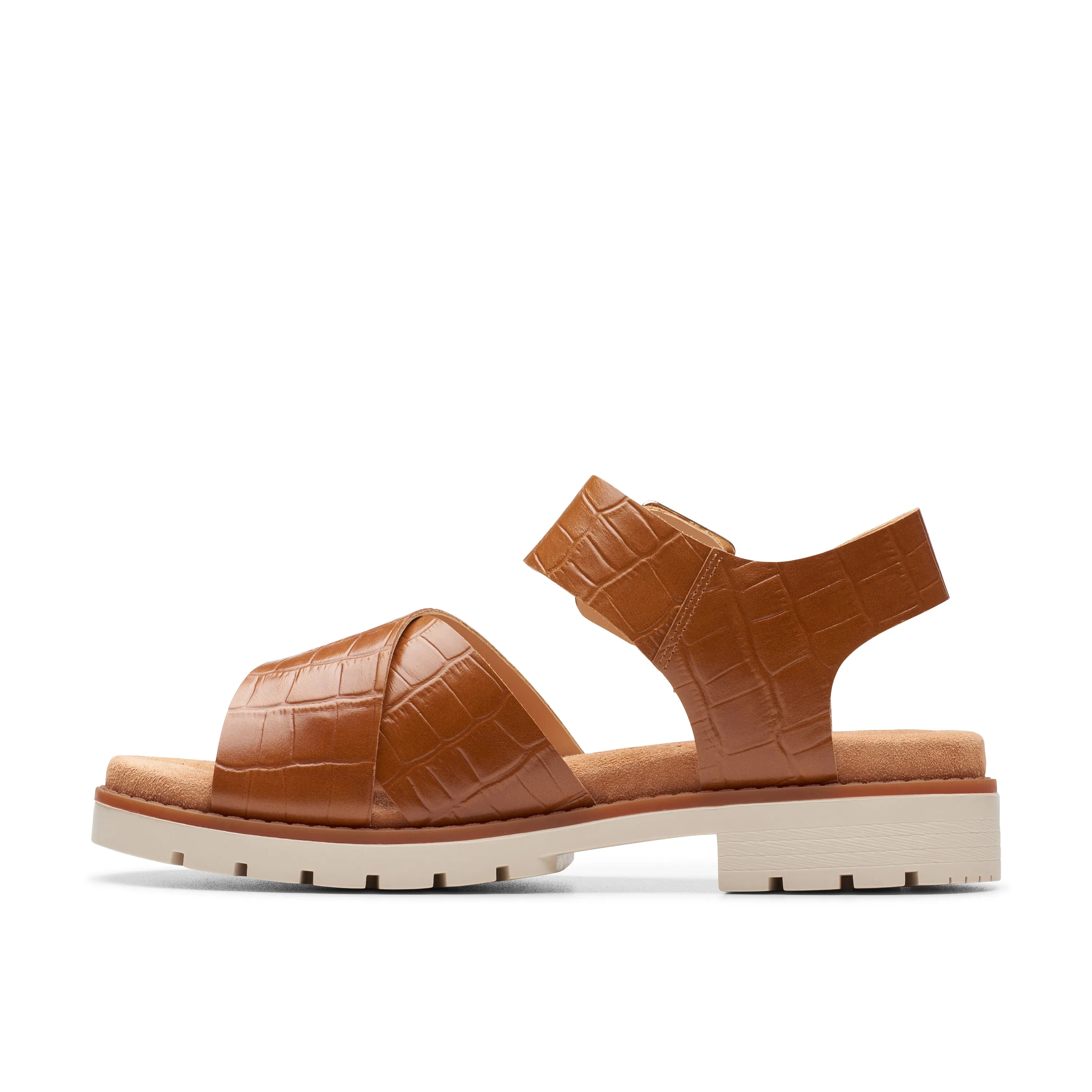 Casual Dress Shoes Boots CLARKS | CASUAL SANDALS | WOMEN | ORINOCO CROSS TAN INTEREST | BROWN