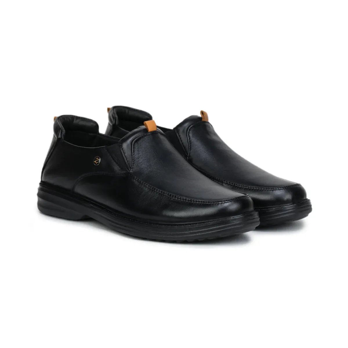Loafers Moschino Leather Loafers for Men 4511 | Slip-On Shoes with TPR Sole