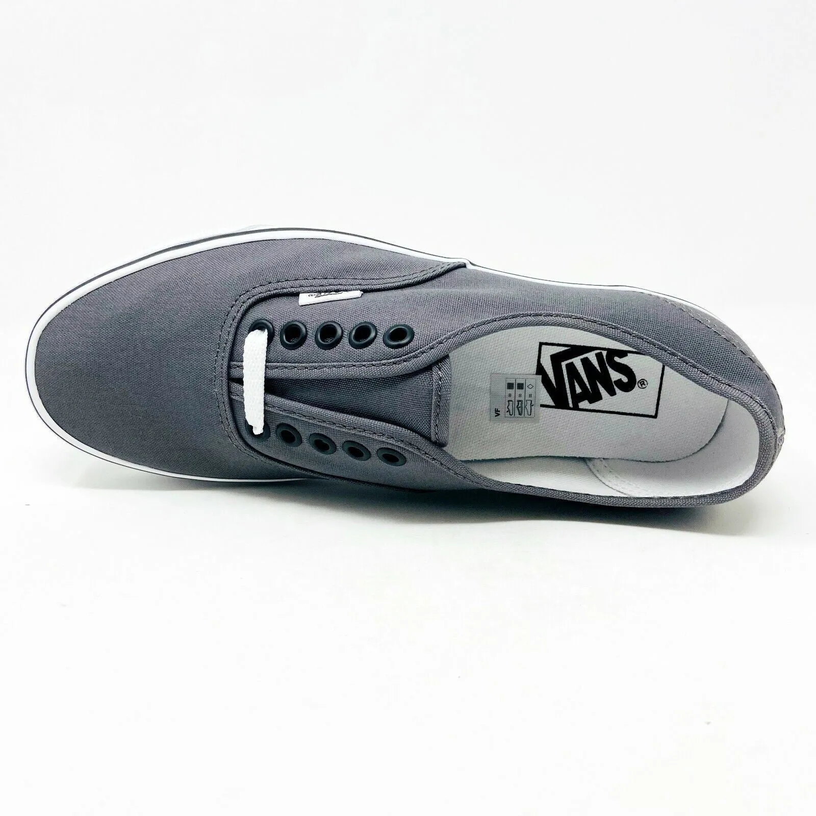 VANS Authentic Pewter Gray Black Womens Classic Casual Shoes Dunk Low Retro Casual Shoe