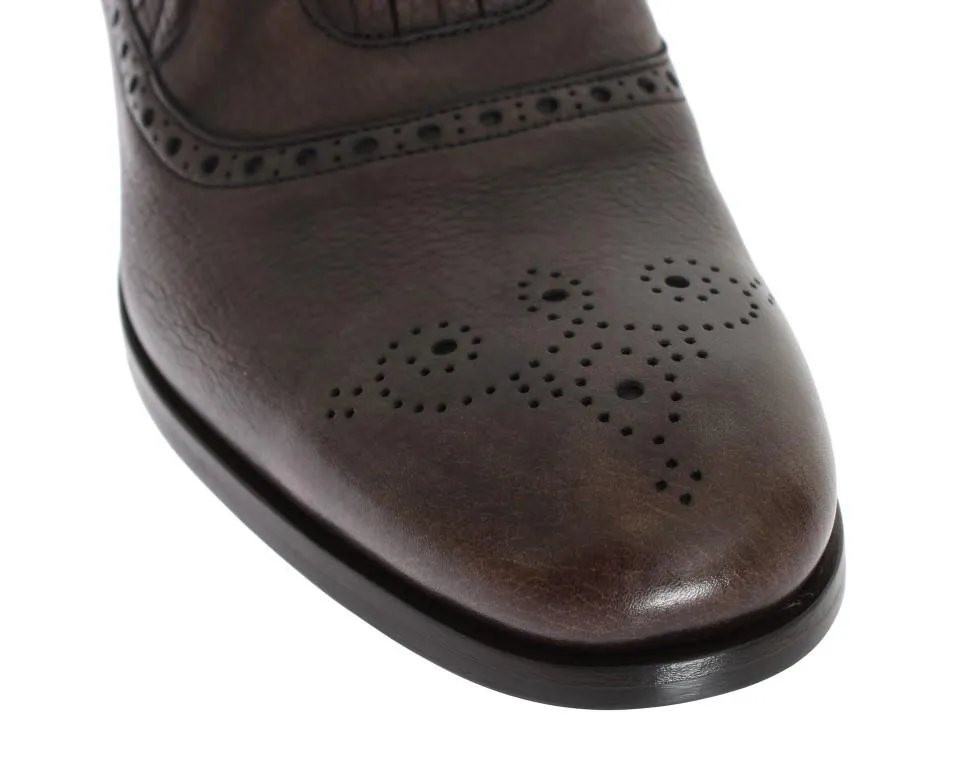 Mountain Loafers Brown Leather Dress Loafers