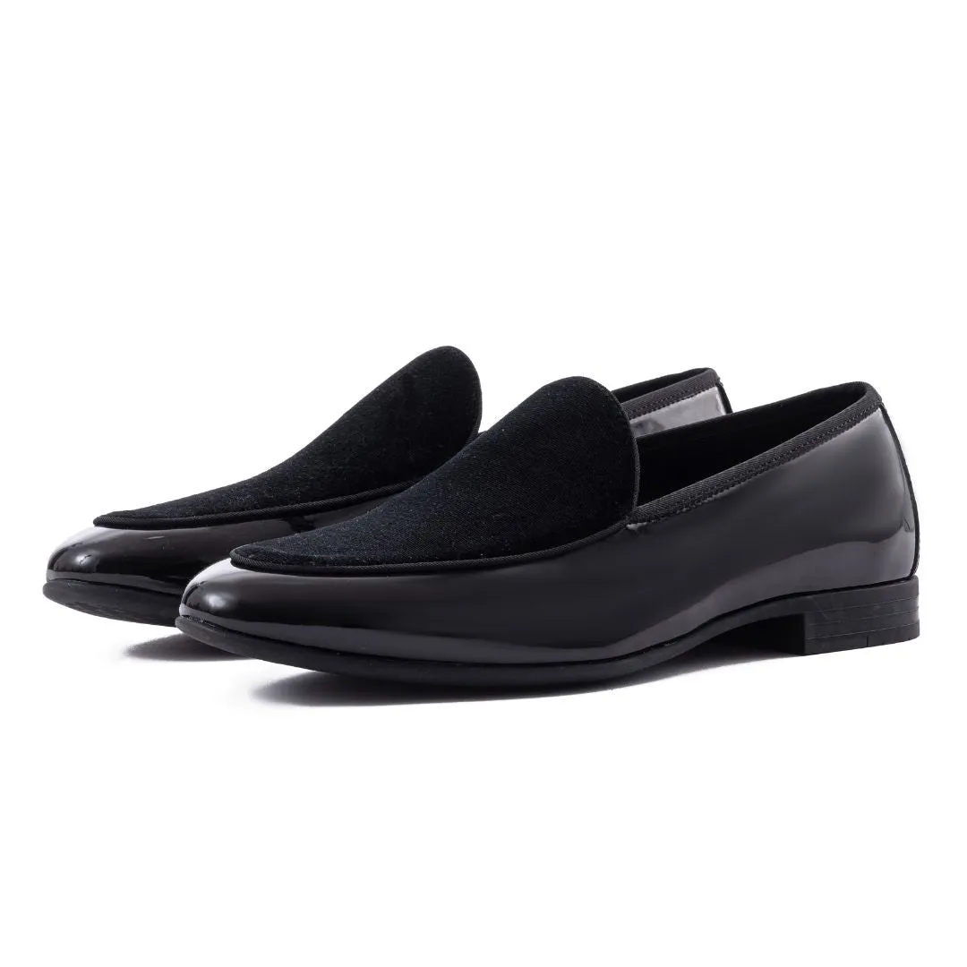 ZARA LEATHER FINISH LOAFERS 2614-820-040-BLK Sporty And Rich Loafers