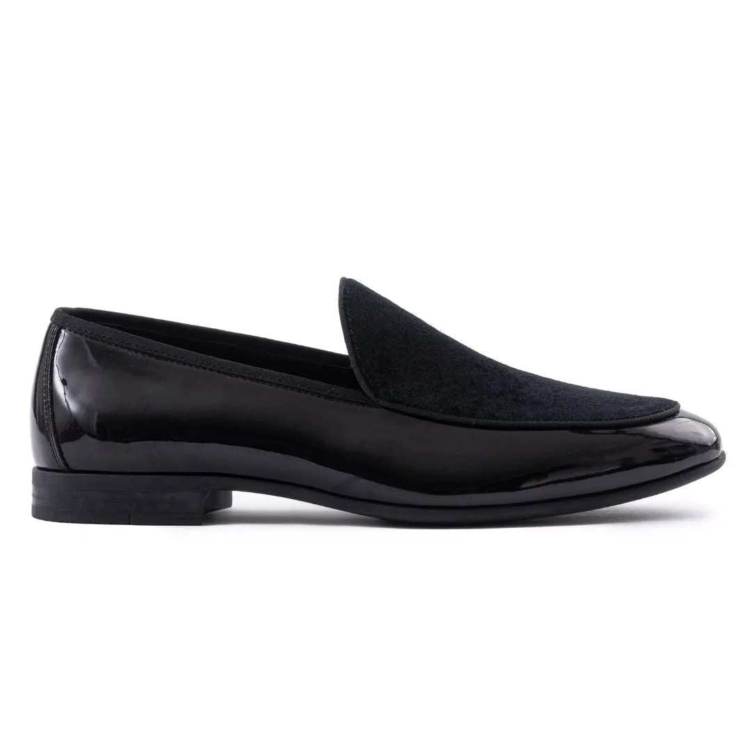 ZARA LEATHER FINISH LOAFERS 2614-820-040-BLK Dexter Loafers