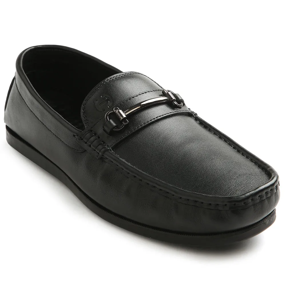 Casual Suede Loafers Healers Black Casual Loafers For Men S201-01 By Liberty