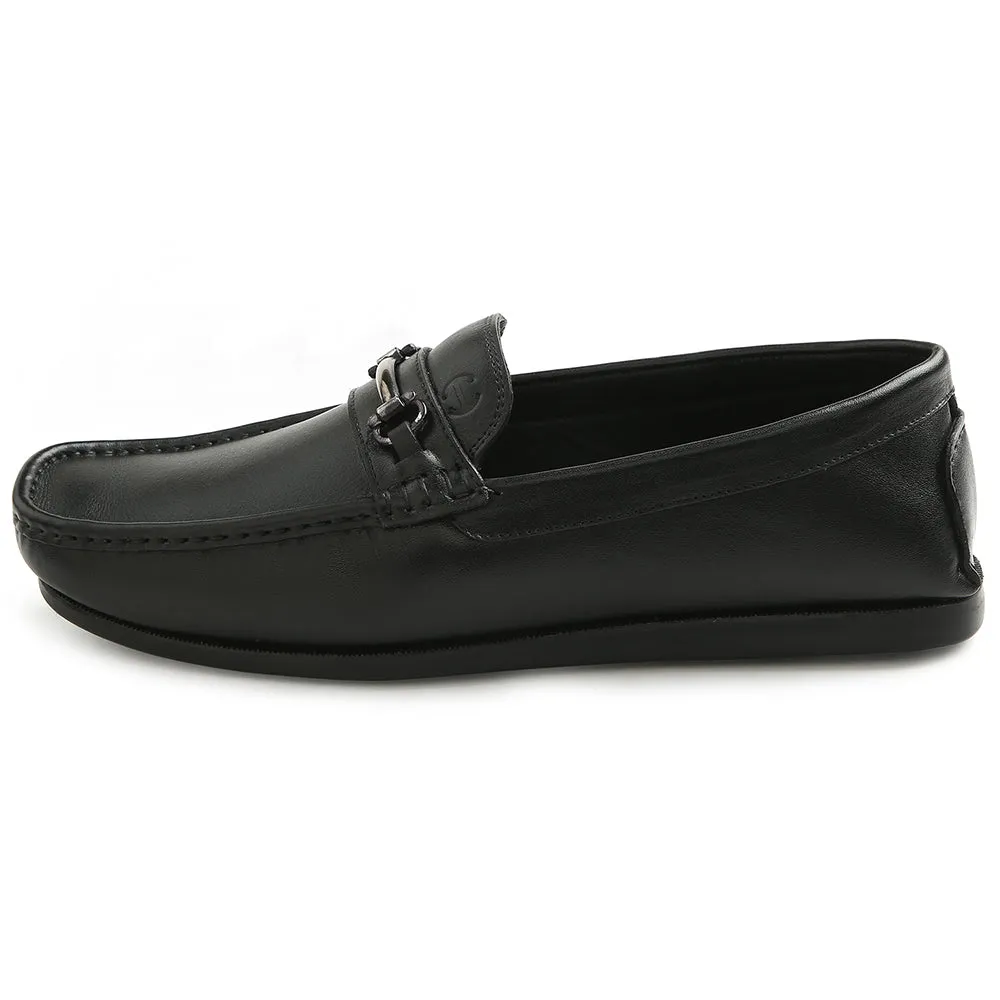 Healers Black Casual Loafers For Men S201-01 By Liberty Loafers Penny