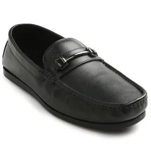 Healers Black Casual Loafers For Men S201-01 By Liberty Todds Loafers