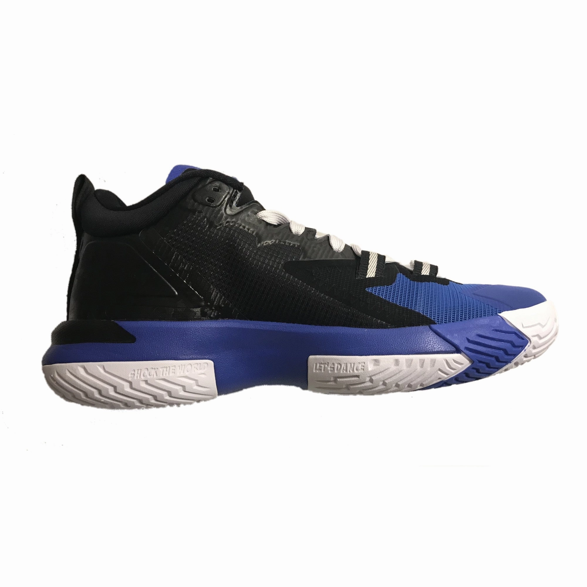 Nike Kids Jordan Zion 1 Basketball Boot/Shoe - Black/White/Hyper Royal Asics Marathon Training Shoes