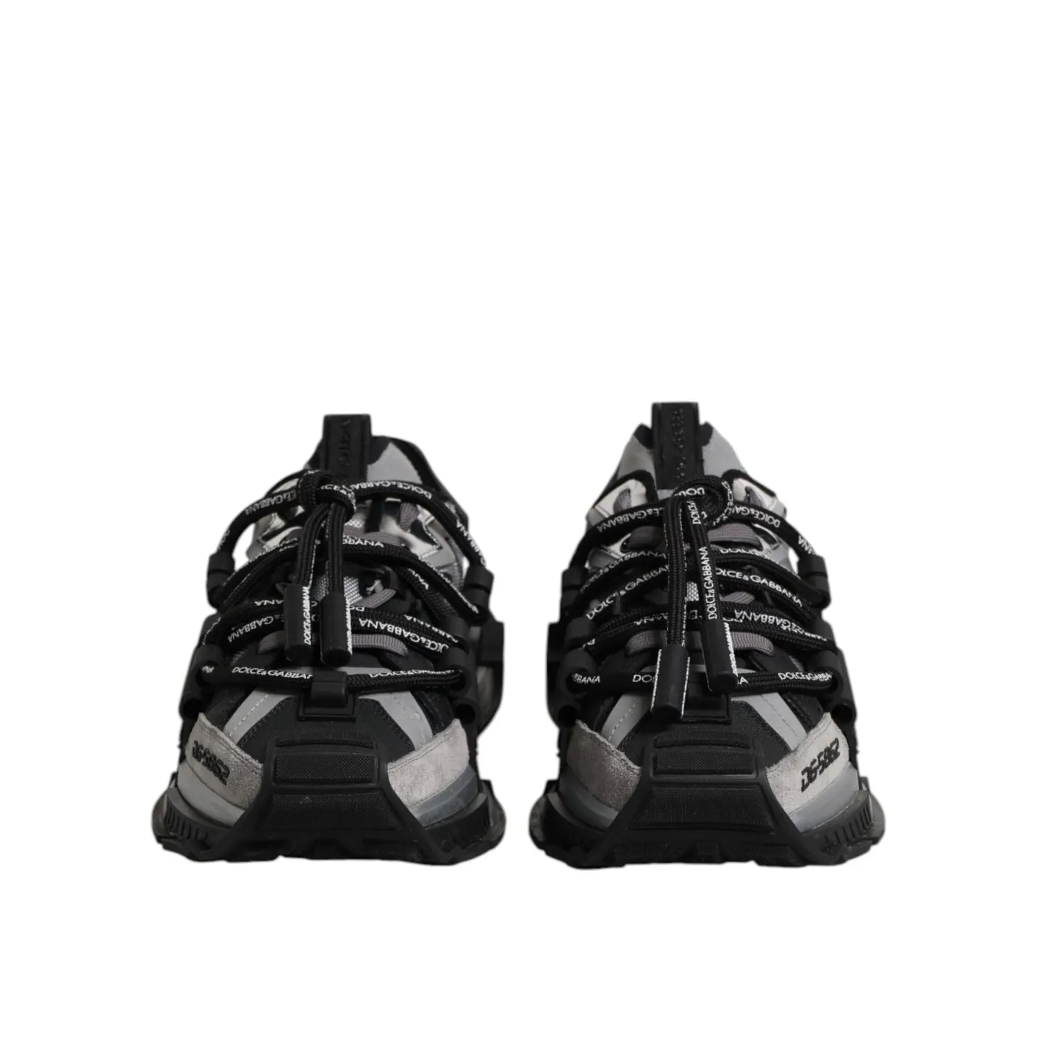 Dolce & Gabbana Multicolor Panelled Space Sneakers Shoes Wide With Sneakers