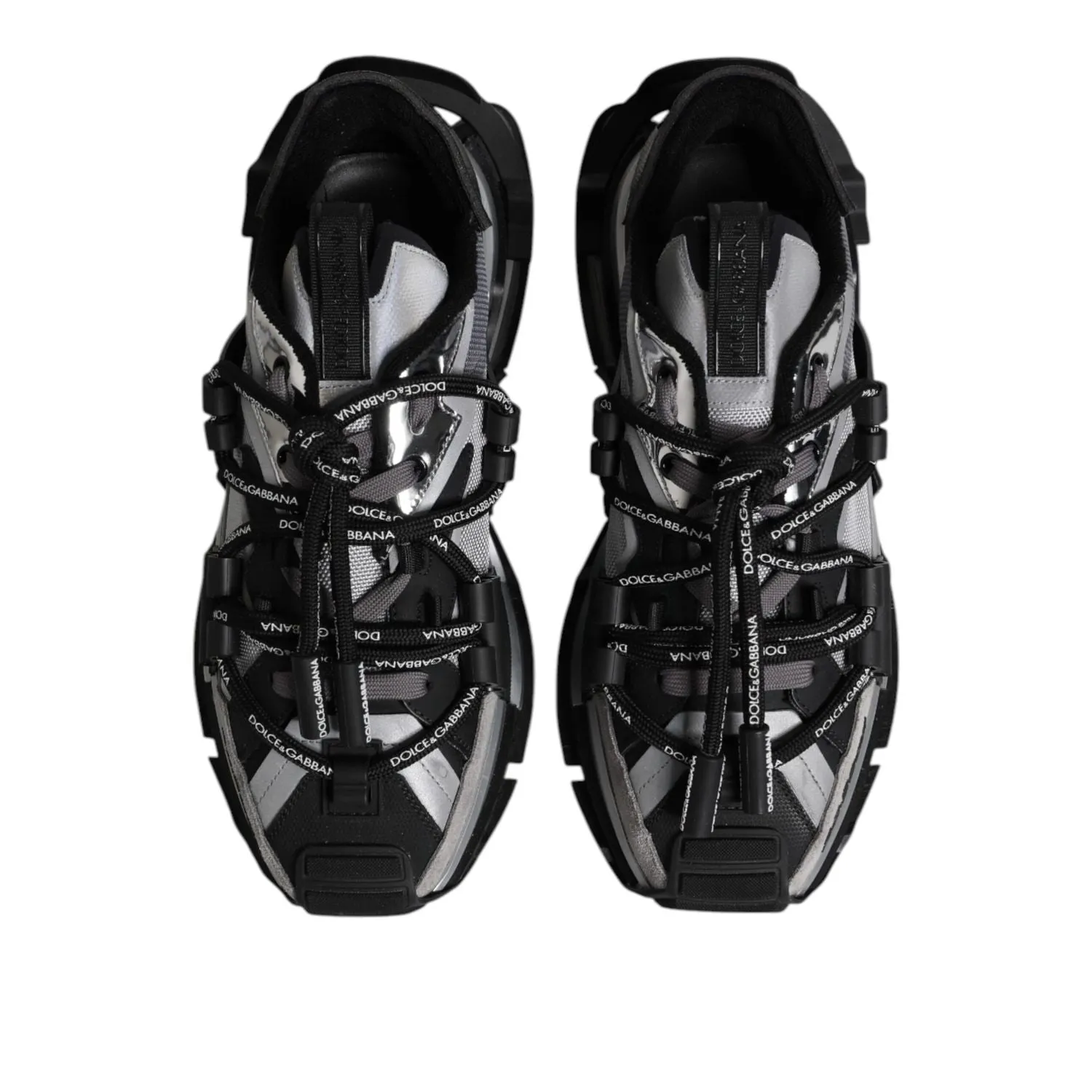 Dolce & Gabbana Multicolor Panelled Space Sneakers Shoes Pink Lanvin Sneakers