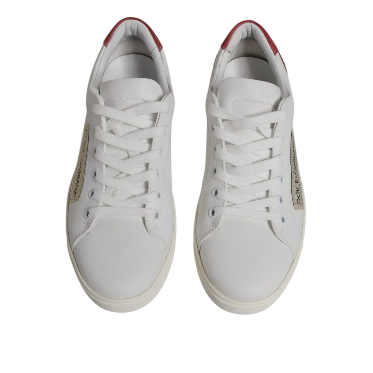 Gucci Slip On Sneakers Sale Dolce & Gabbana White London Calf Leather Sneakers Shoes