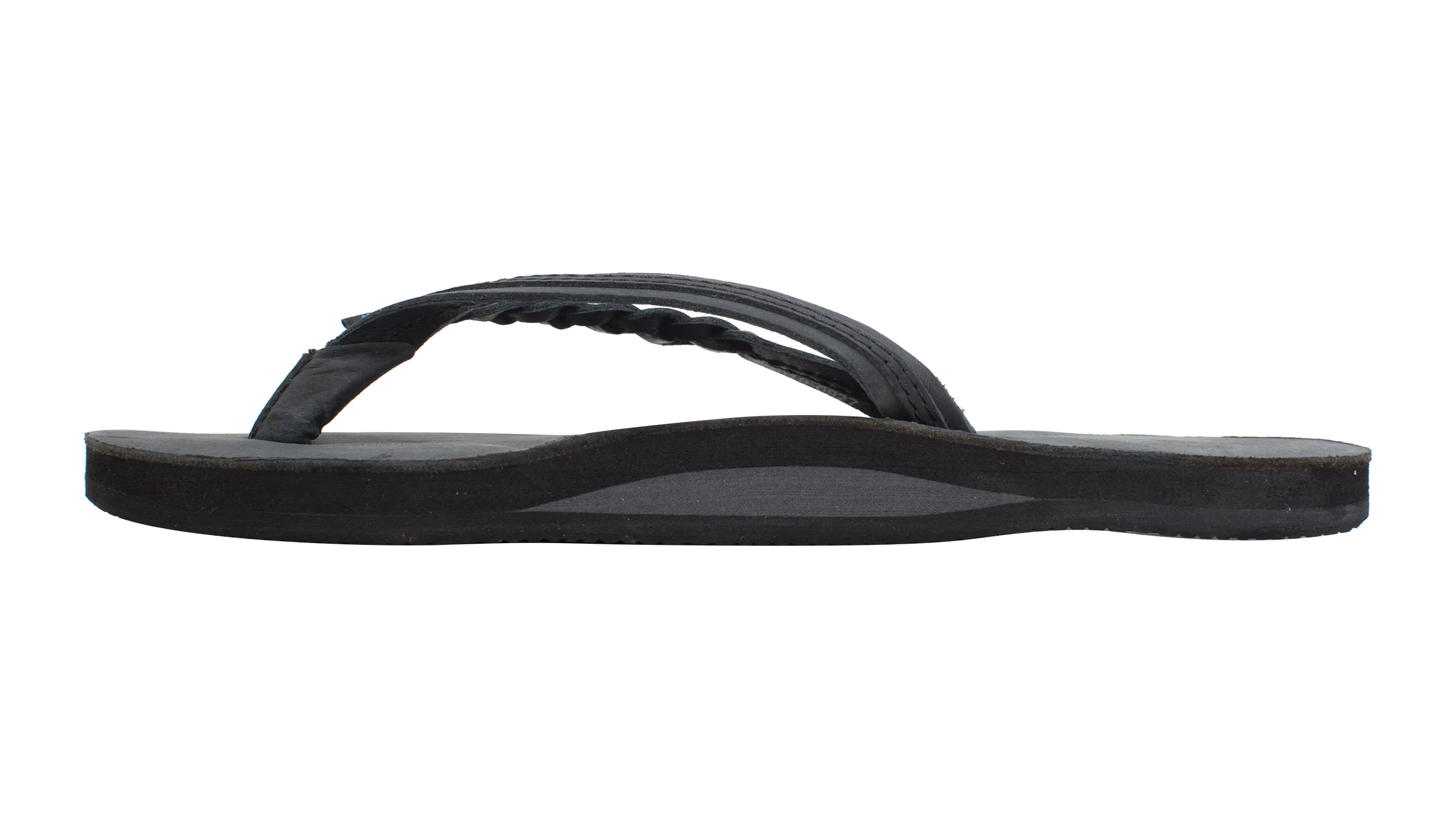 Flirty Braidy Black So Comfy Flip Flops