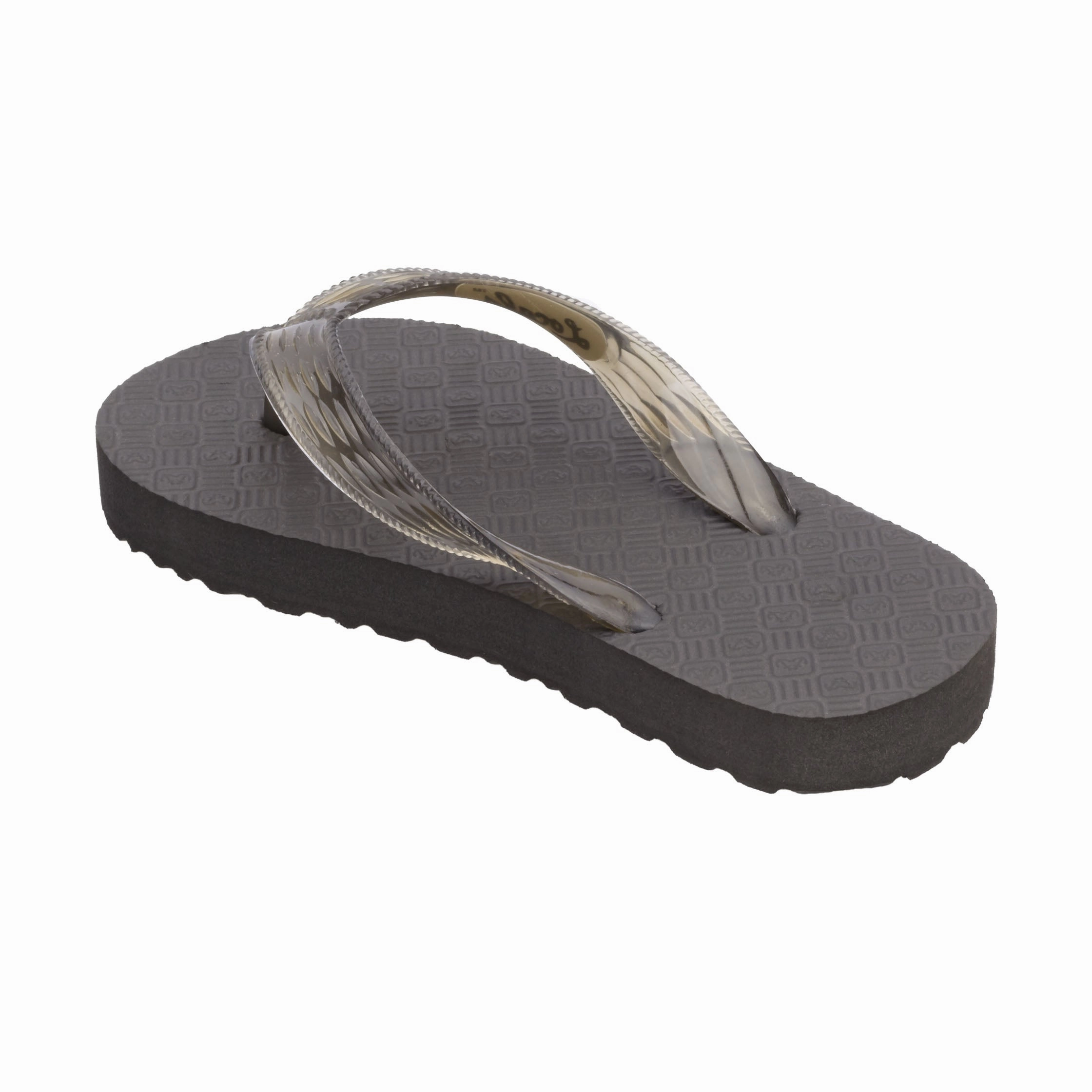 Kids Original Translucent Black Strap Slippah My Slippers
