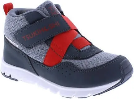 Roma Classic Casual Shoes Tsukihoshi Tokyo Boys 100% Waterproof Lightweight Sneaker -Steel Red |Machine Washable Kids & Toddler Casual Shoes