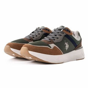 U.S. POLO ASSN. MARIO 3FS Sneakers Men - TANOLV Dog In Running Shoes