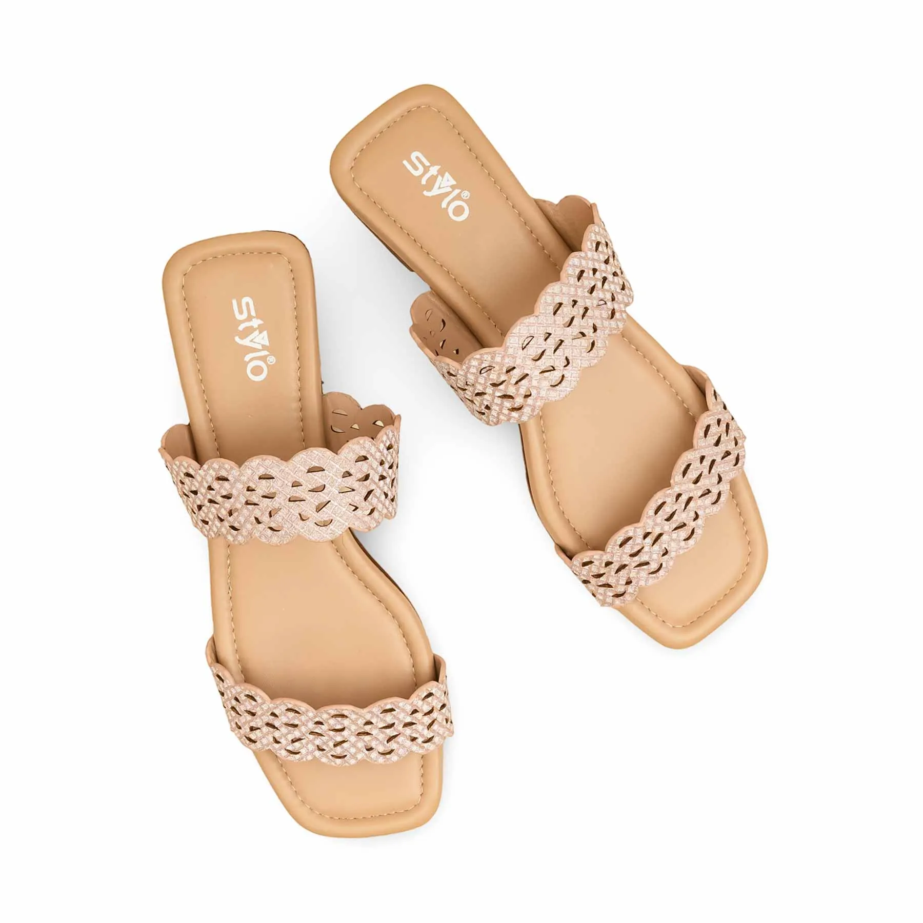 Montessori Slitters Pink Formal Slipper For Women FRS010