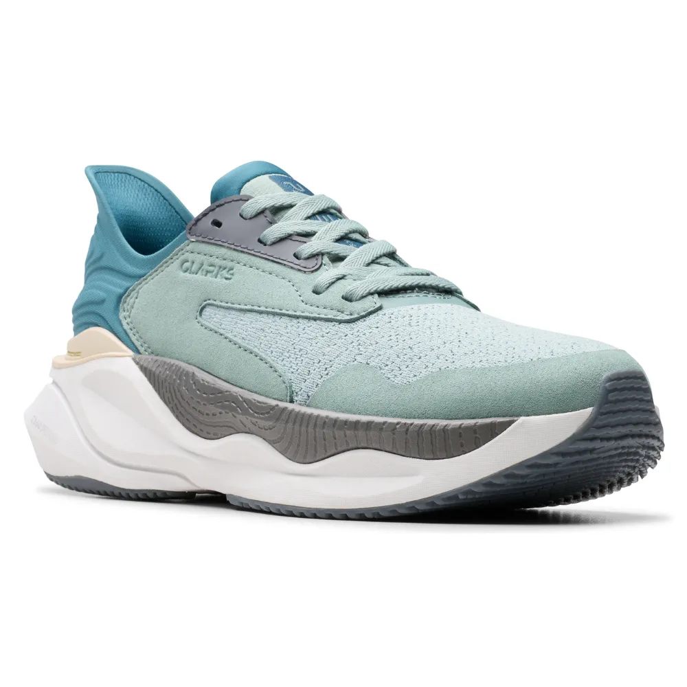 Hey Dude Running Shoes Clarks Pace Aqua Combi Sneaker (Women's)