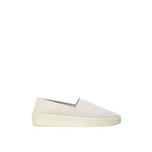 Fear Of God Gray Leather Moccassin Formal Loafers Shoes