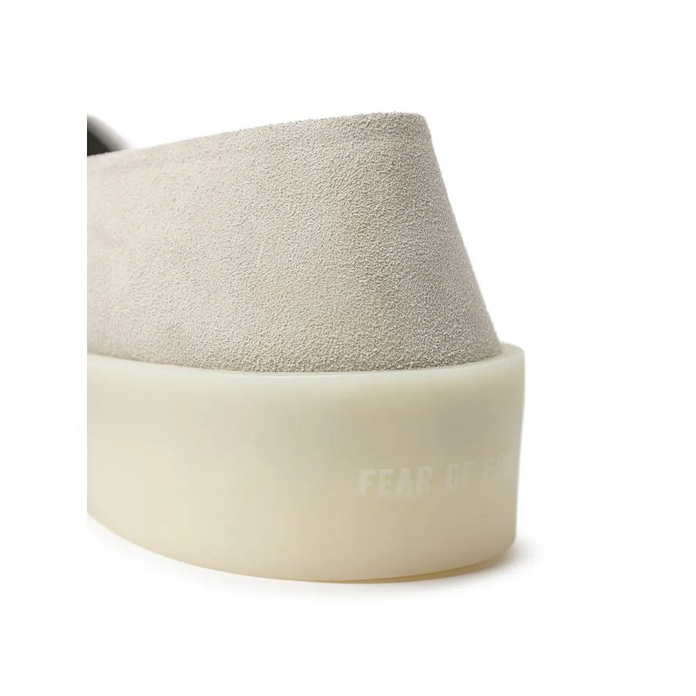 Best Jeans For Loafers Fear Of God Gray Leather Moccassin