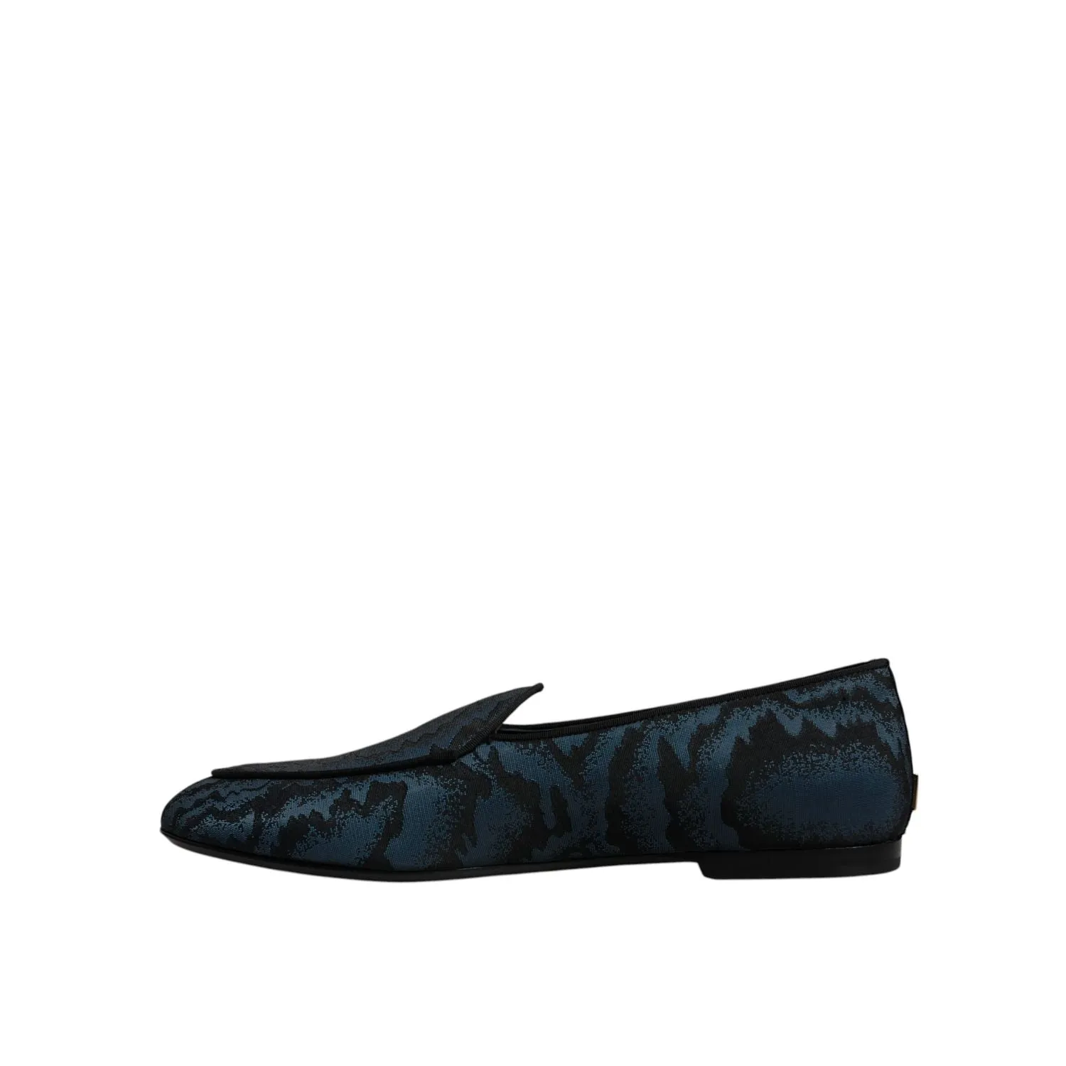 Isabel Marant Loafers Dolce & Gabbana Blue Black Flats Men Loafers Dress Shoes