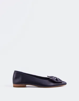 Shoes Flats Oxfords Ulwin Navy Leather