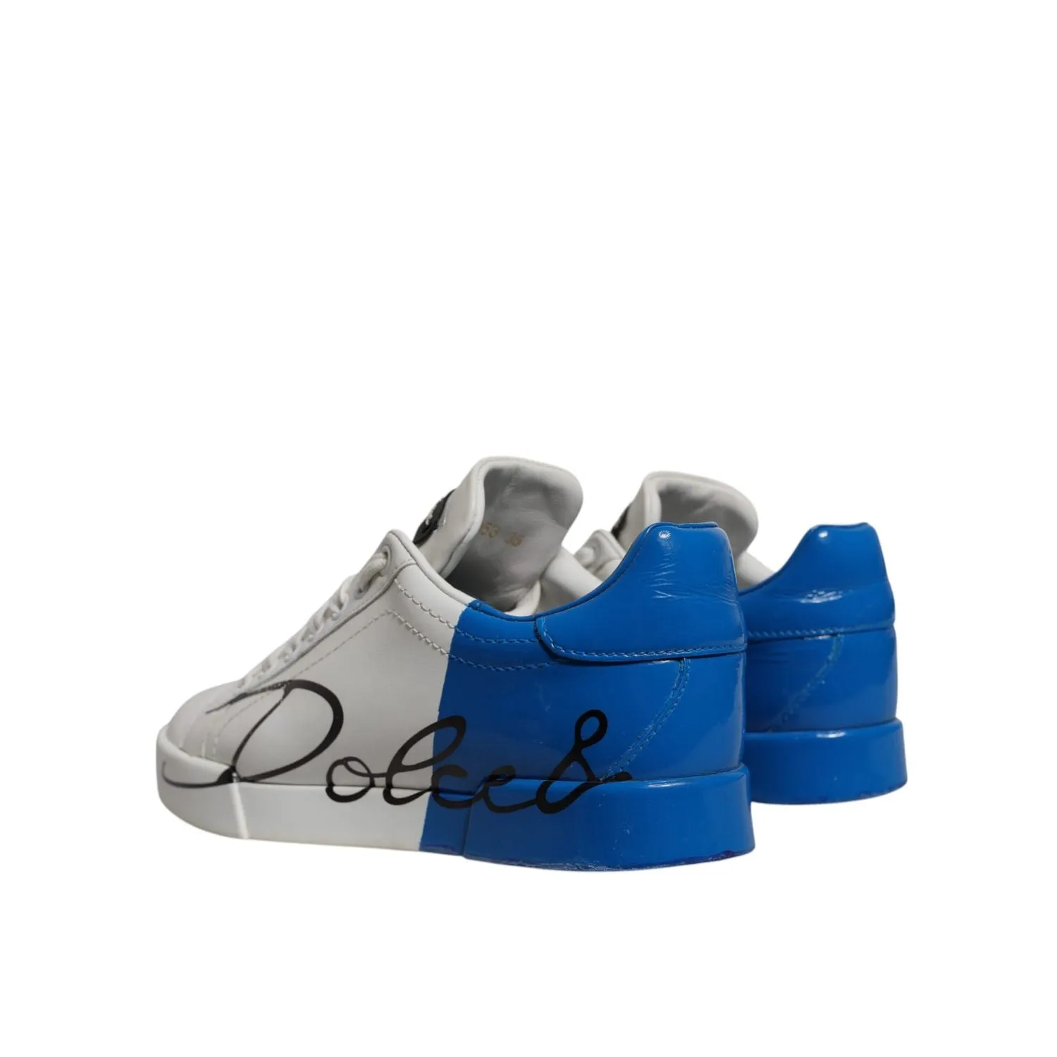 Le Tigre Sneakers Dolce & Gabbana White Blue Logo Portofino Sneakers Shoes