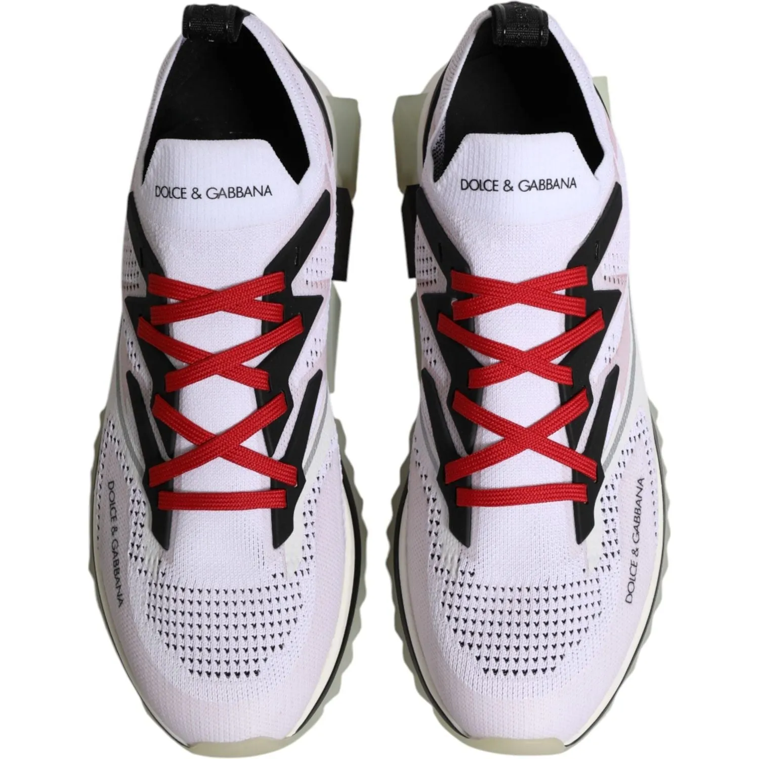 Insulated Casual Shoes Dolce & Gabbana White SORRENTO Sport Stretch Sneakers Shoes