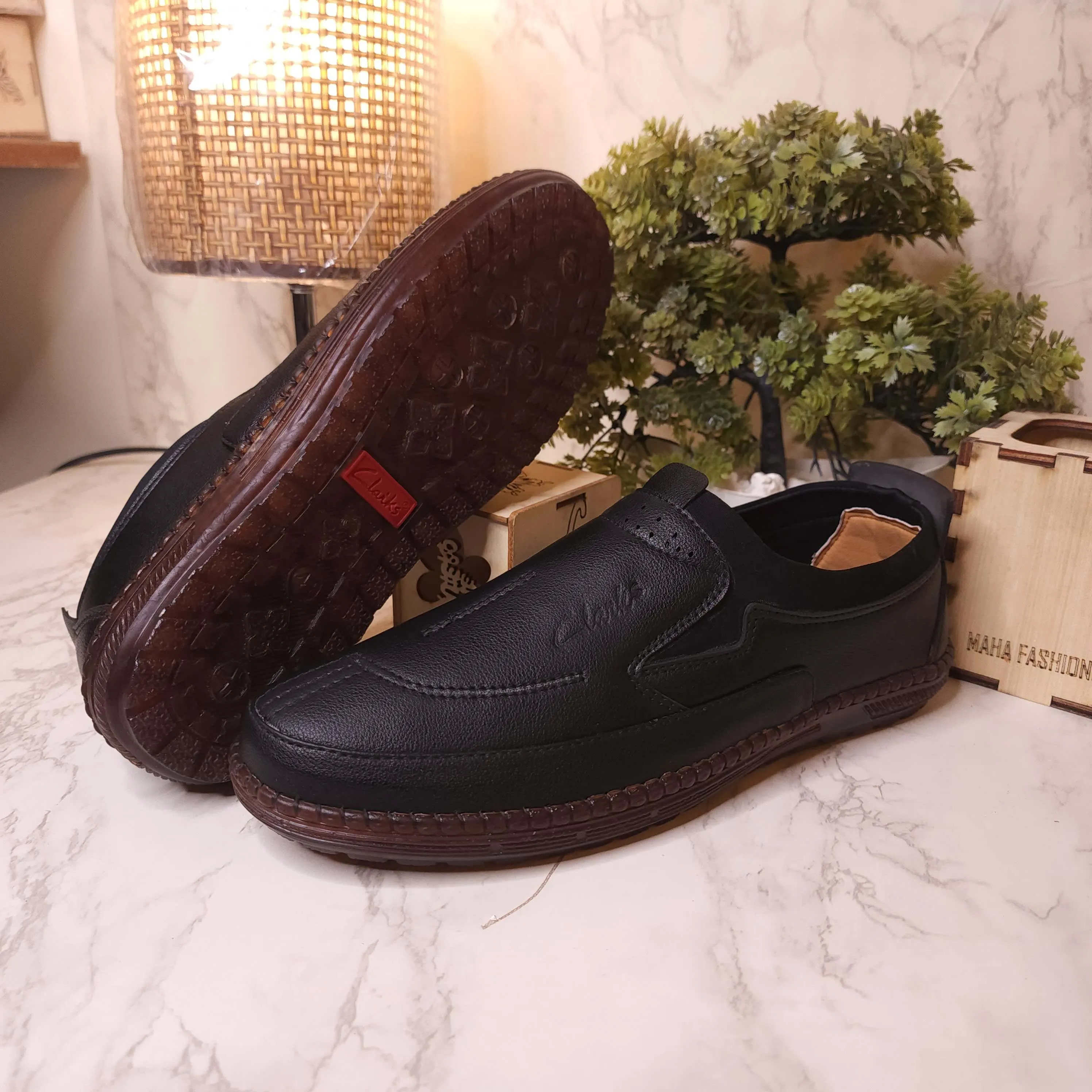 Horsebit Driving Loafers Black Premium Stitched Loafers