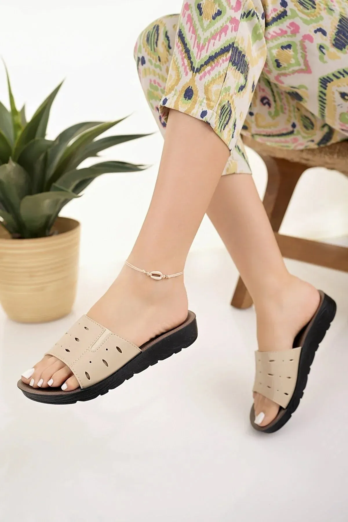 Modafrsat Women's Casual New Season Slippers Casual Socks Shoes