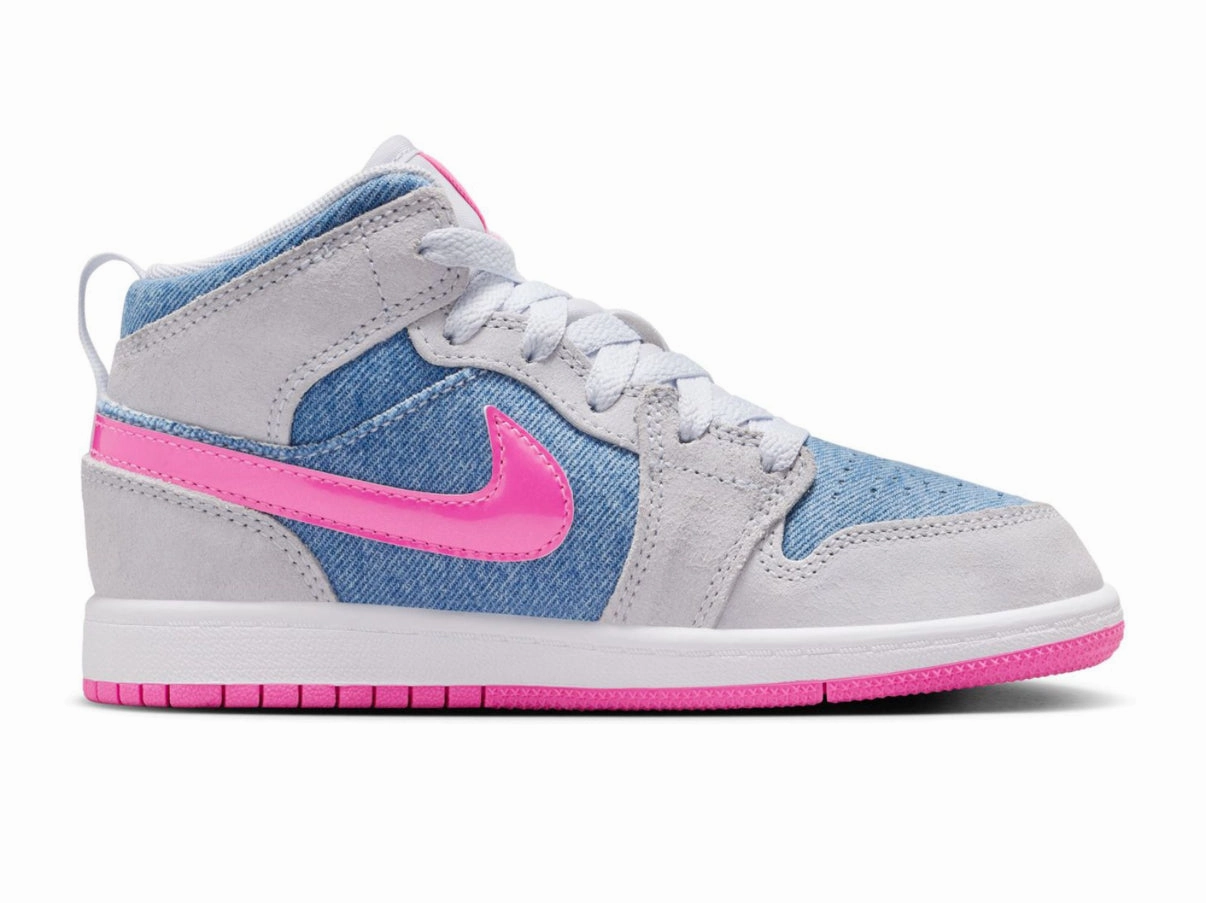 Asics Indoor Badminton Shoes Pink Barbie Denim Baby Toddler Preschool Swarovski Jordan 1 Mid