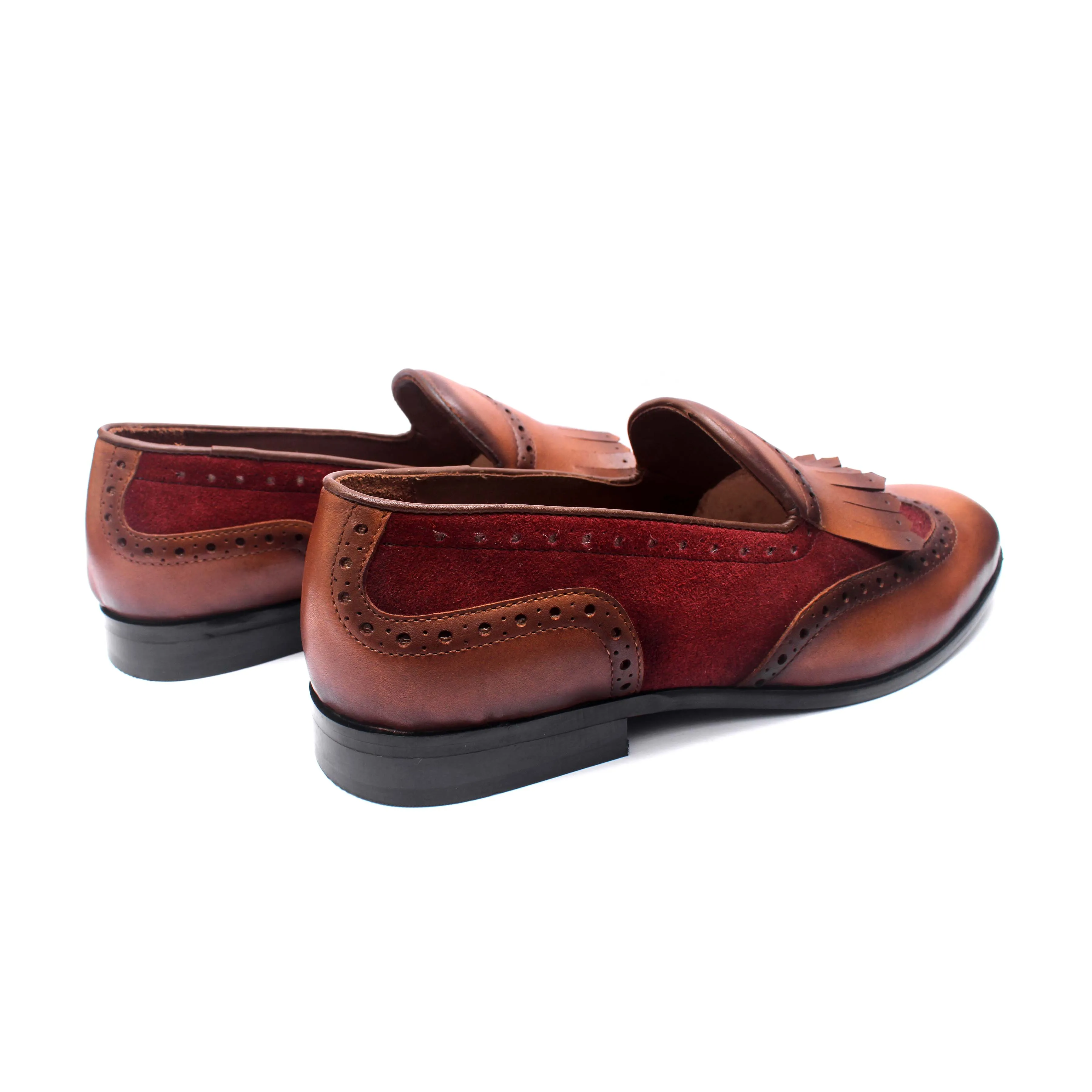 Loafers Non Slip Wingcap Loafers