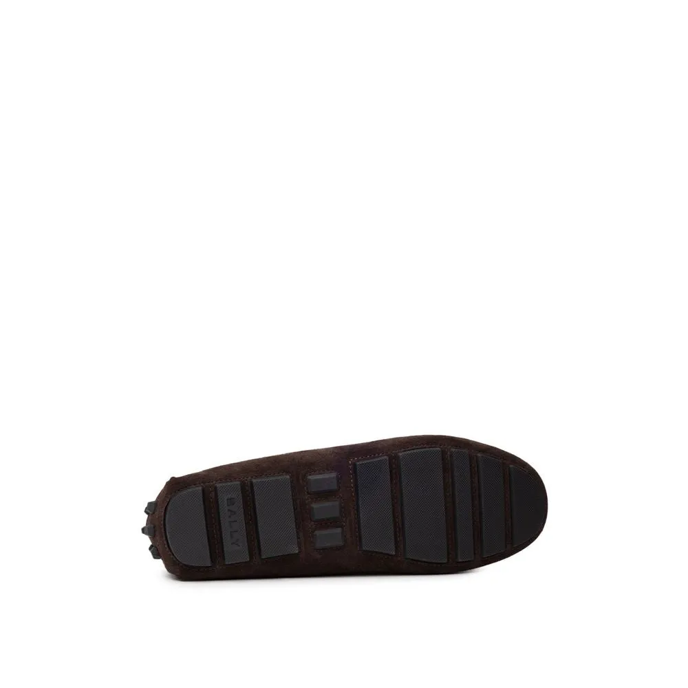 Bally Brown Leather Moccassin Boots Loafers