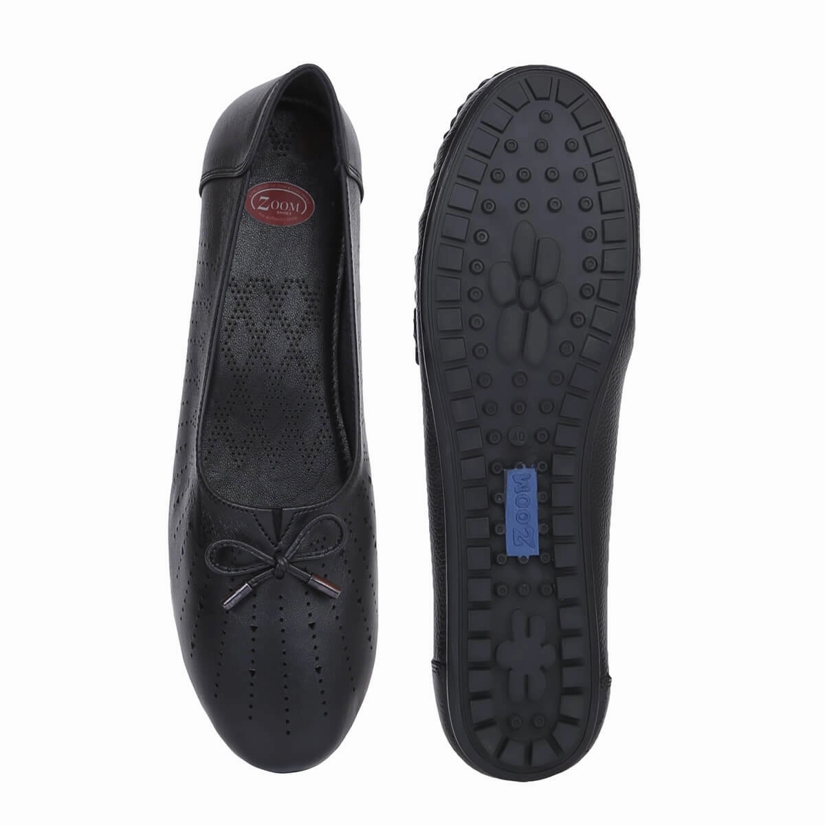 Good Running Shoes For Flat Feet And Weak Elegant Laser Cut Flat Belly Shoes for Women FRANCO