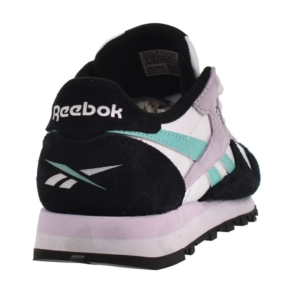 Best Casual Dress Walking Shoes Reebok Classic Leather Women's Shoes White/Aqua/Black 100209565