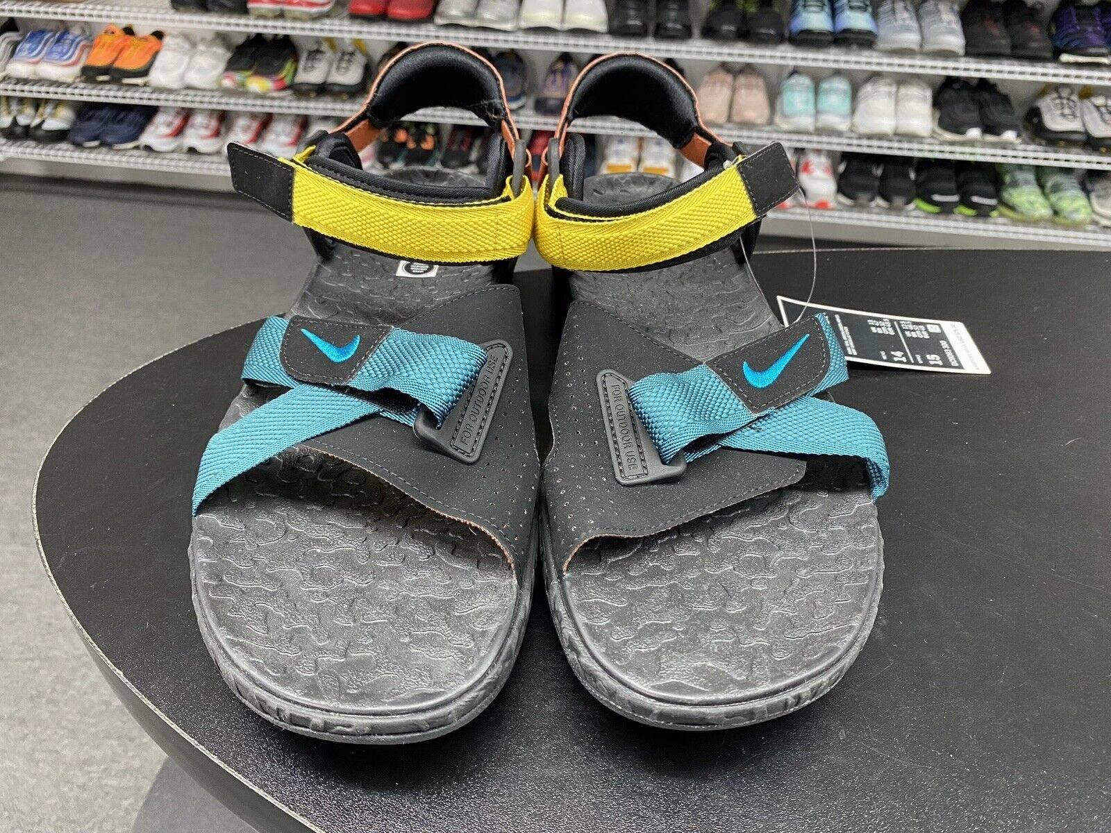 Nike ACG Air Deschutz   Dark Teal Cross Training Sandal DC9093-300 Men's Size 14 Asics Shoes For Long Standing