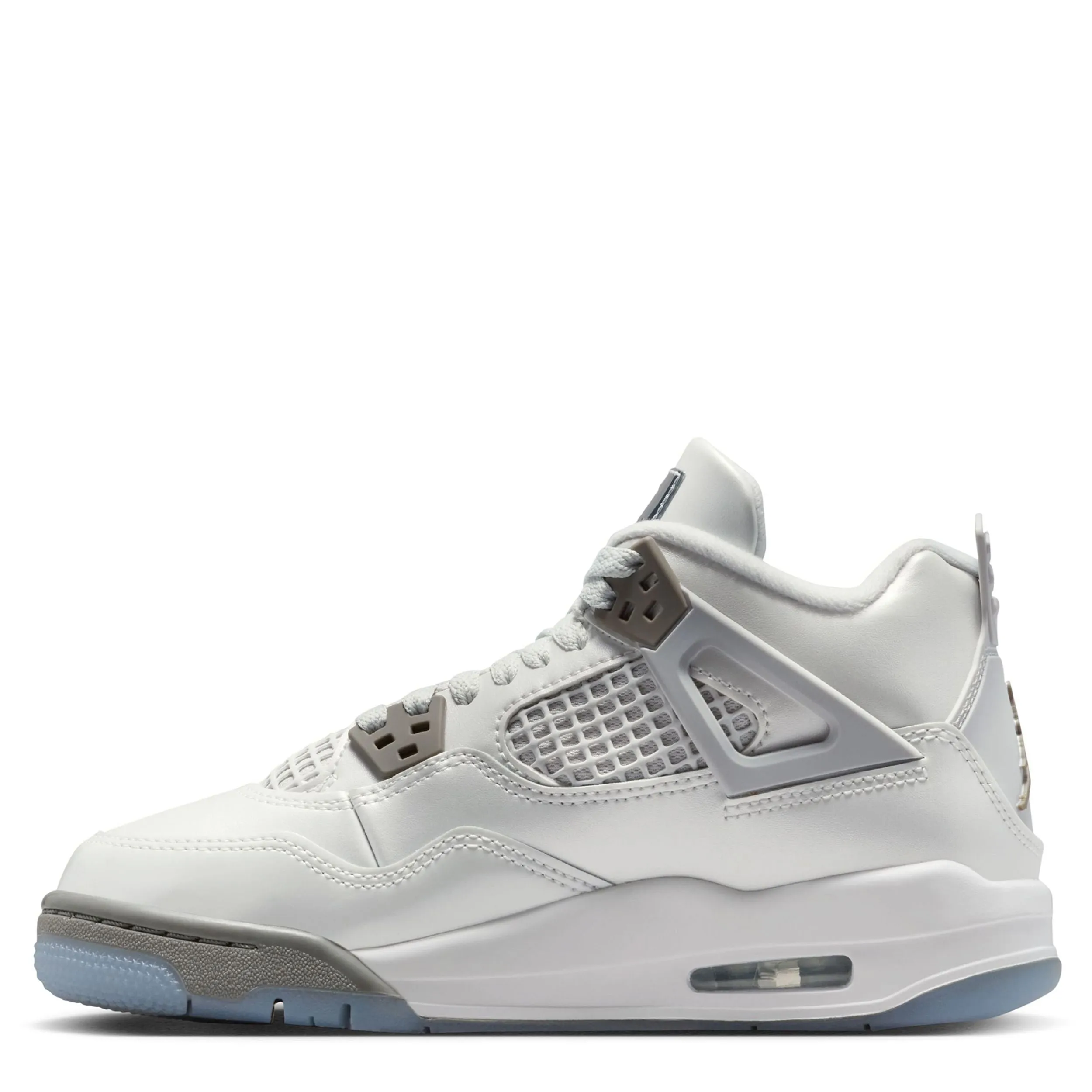 Air Jordan 4 Retro (Big Kid) Taupe Flat Shoes