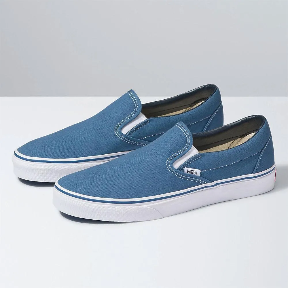 Glock Flat Trigger Shoe Vans Unisex Classic Slip On Navy Canvas