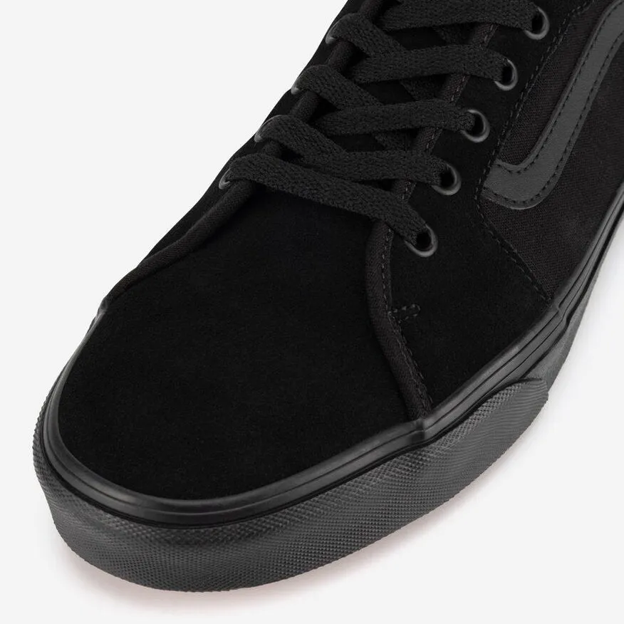 Casual Mary Jane Slip On Shoe Vans Women's Filmore Decon Sneaker Canvas Black Black