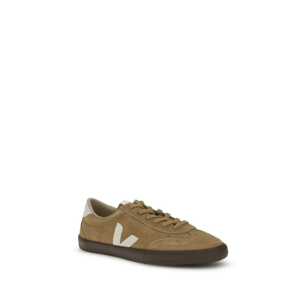 Veja Brown Leather Sneakers Feet And Running Shoes