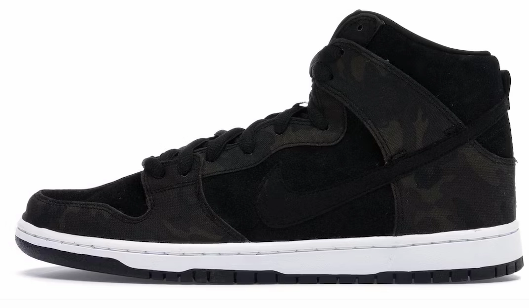 Nike SB Dunk High "Iguana Camo" Asics Shoes Flat Sole