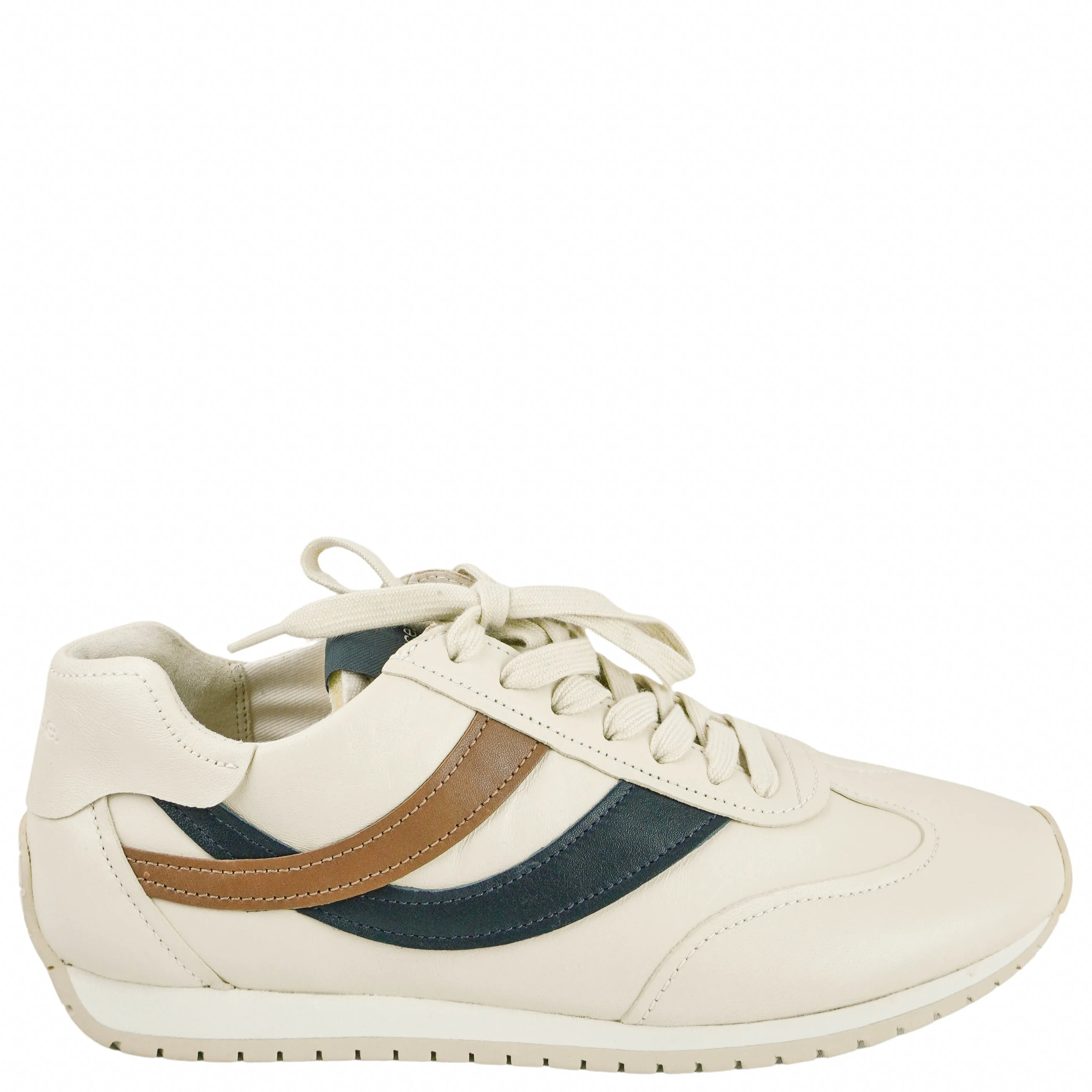 Vince. Oasis Runner Sneakers in Cream Best Flat Shoes For Leg Day