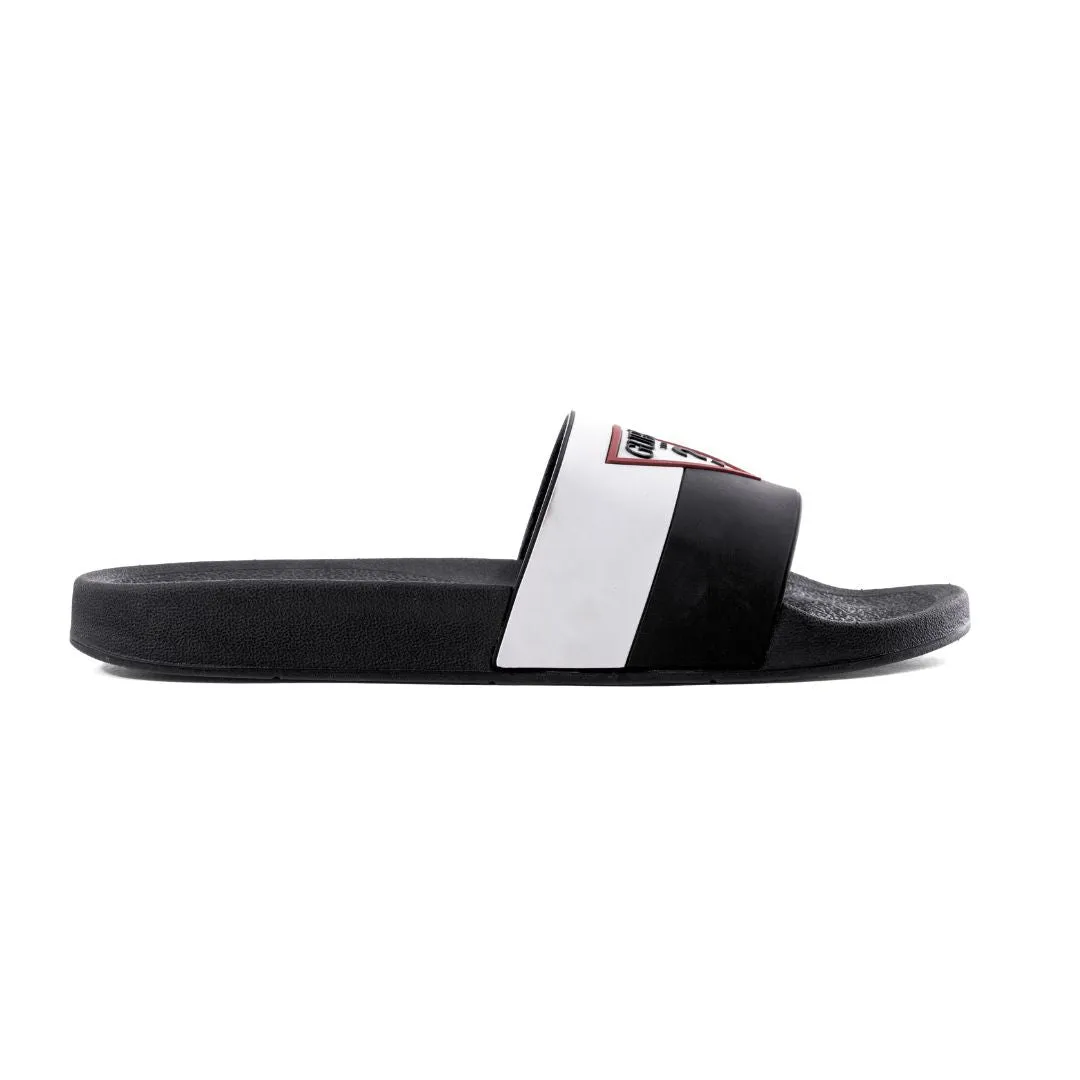 Pom Slippers GUESS Eroman Slides Men - BLKWHT