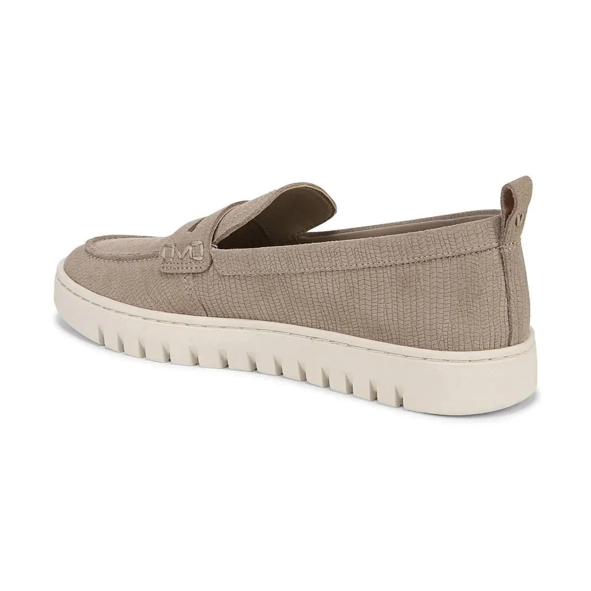 Chunky Heel Loafers Vionic Women's Uptown Loafer Cobblestone Suede Shoes